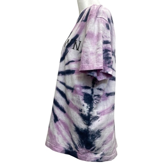 Isabel Marant Etoile Slow Down Zewel White & Purple Tie Dye Tee - Picture 3 of 11